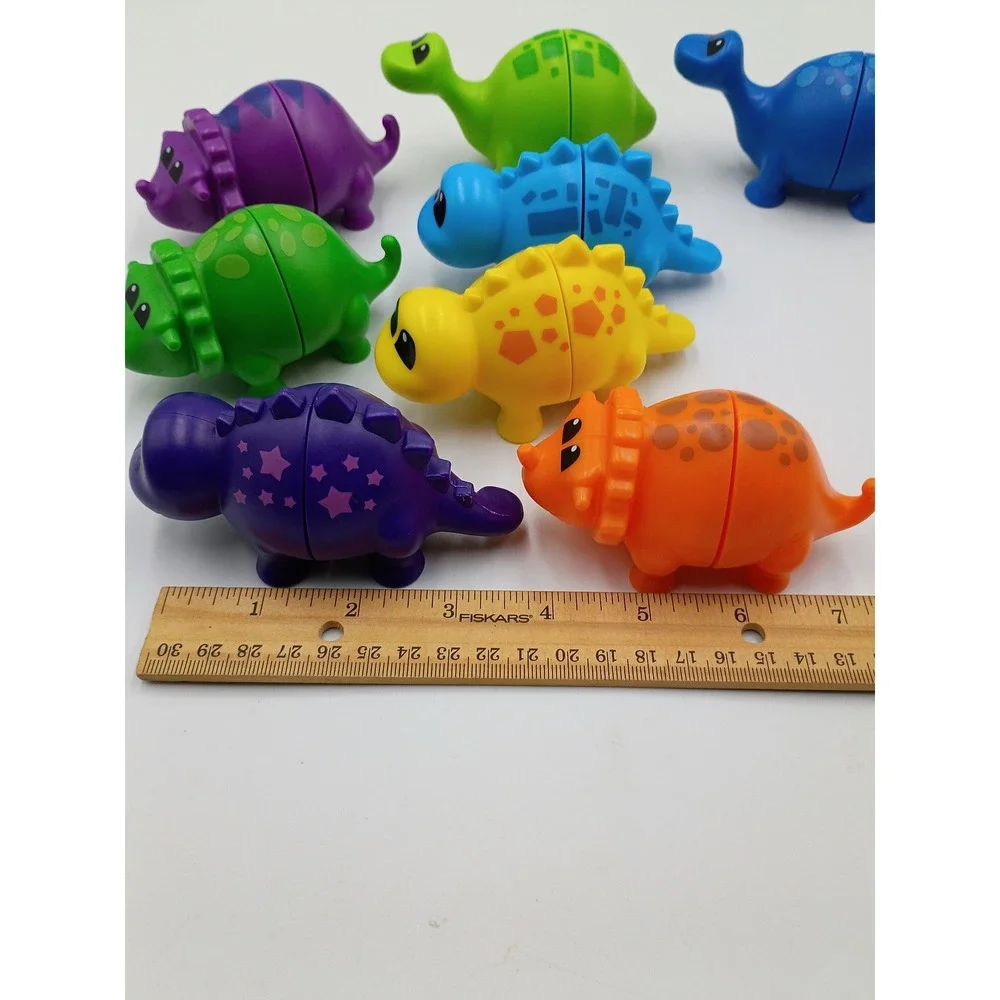 Learning Resources Snap-n-Learn Matching Dinos Kids OS Multicolor Good 8pc Set